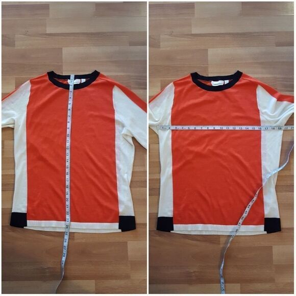 Boss Ferda Colorblock Sweater Sz L - Picture 6 of 8